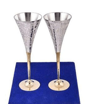 Silver Wine Glasses